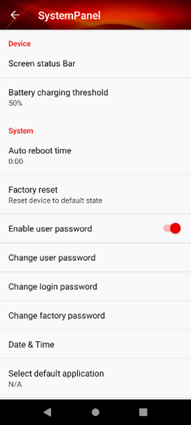 Android Device Setup Screen Developer Portal